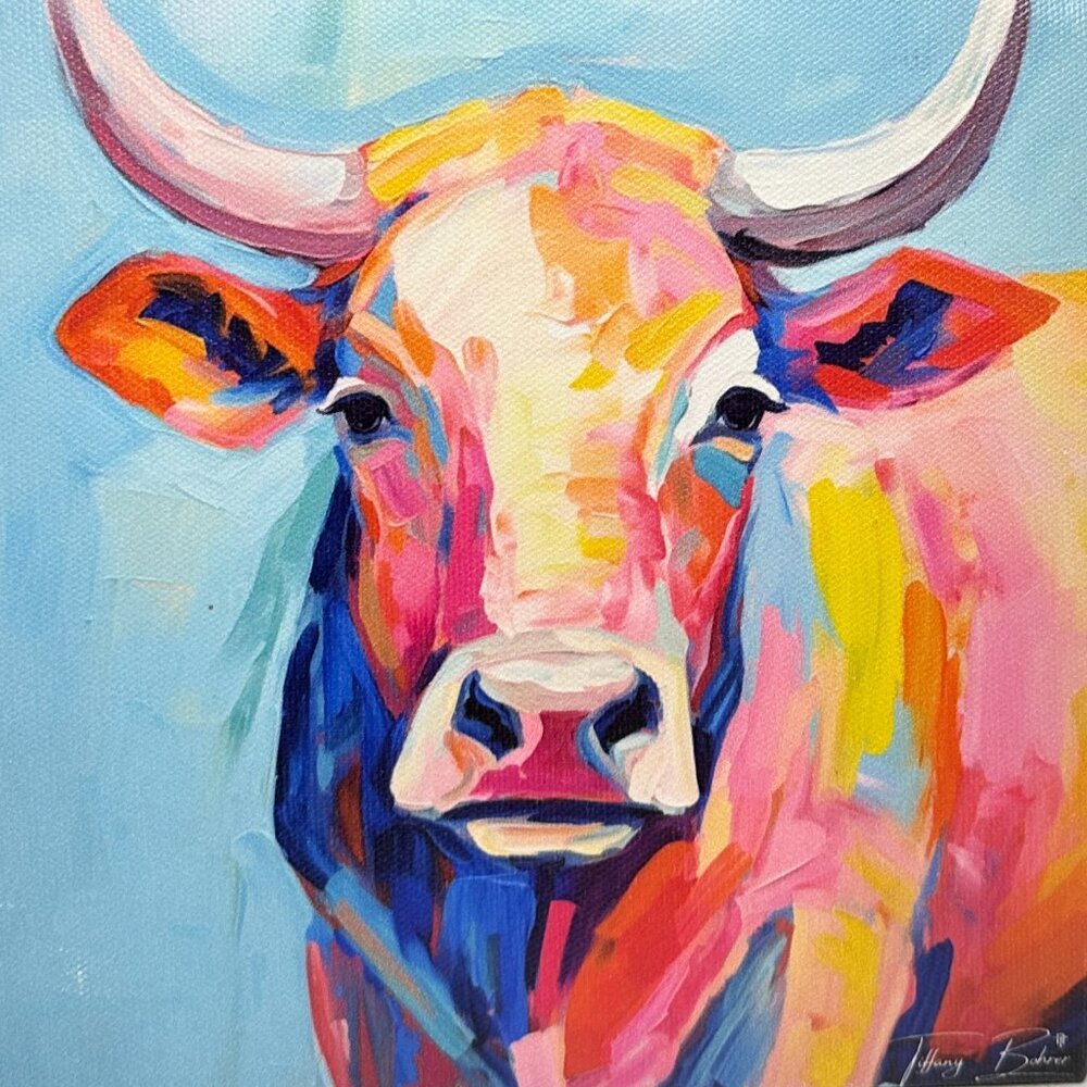 "Coastal Cow Serenity"